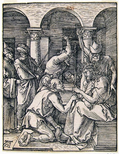 D?rer Albrecht - Cristo incoronato di spine (dalla serie: La Piccola Passione)